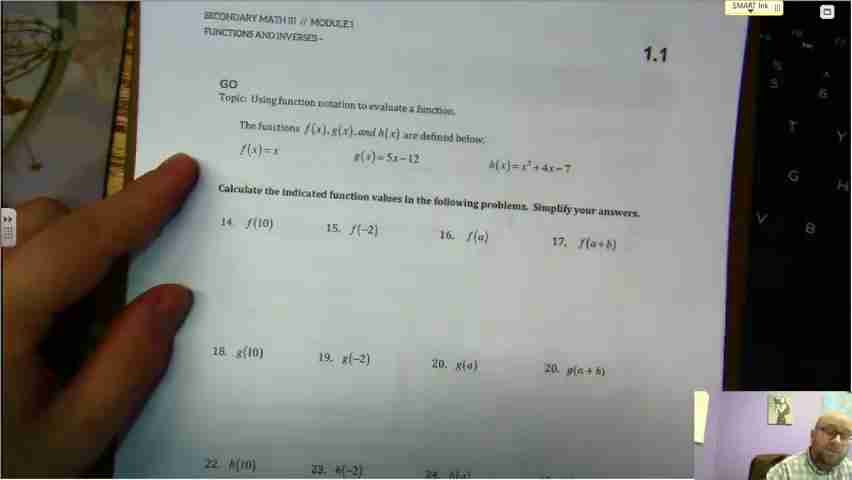 掌握反函数与线性函数：家庭作业1.1 详解
