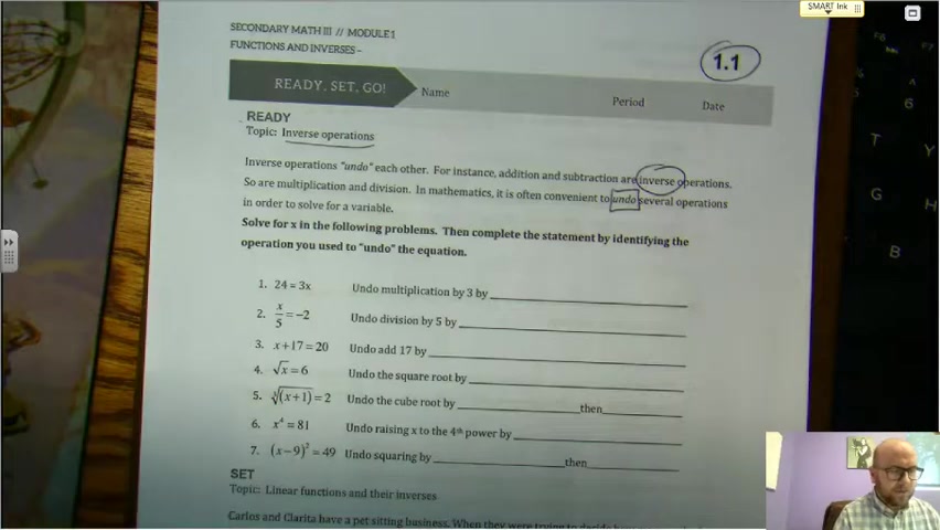 反函数与线性函数详解：作业1.1全解