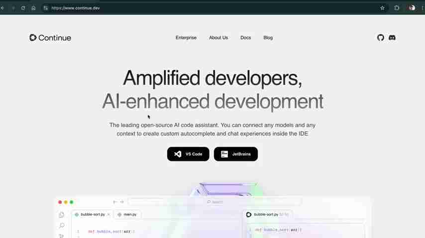Continue AI:免费开源AI代码助手,提升你的VS Code编码效率