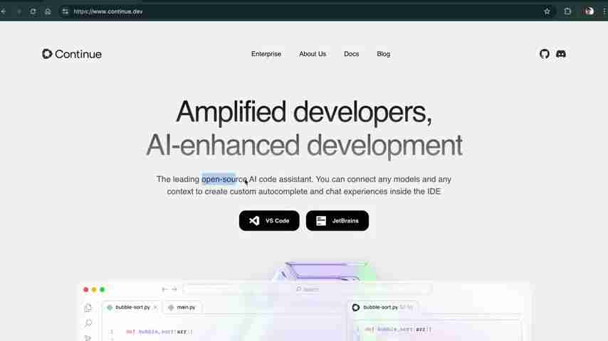 Continue AI:免费开源AI代码助手,提升你的VS Code编码效率