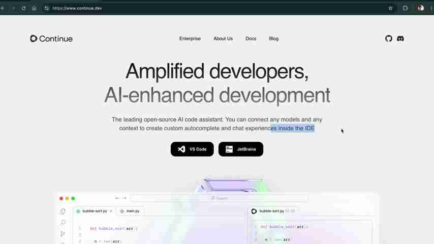 Continue AI:免费开源AI代码助手,提升你的VS Code编码效率