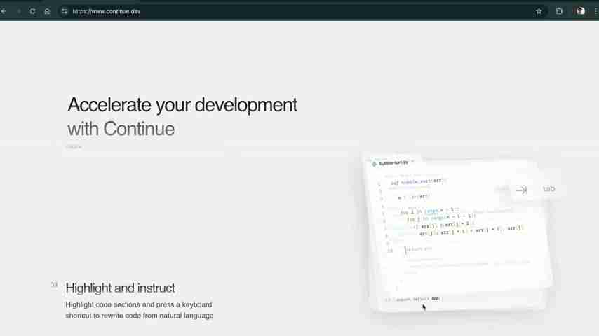 Continue AI:免费开源AI代码助手,提升你的VS Code编码效率