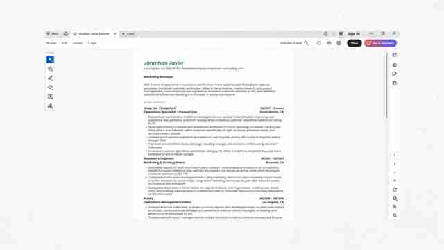 使用Teal HQ AI简历生成器,轻松打造完美简历