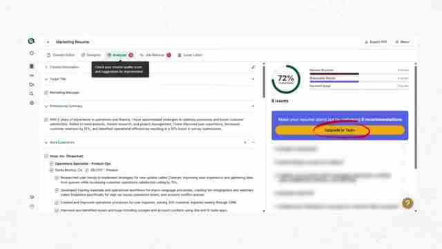 使用Teal HQ AI简历生成器,轻松打造完美简历