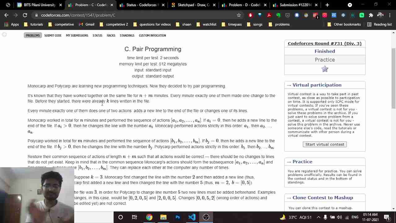 Codeforces Pair Programming Problem: C 解题思路