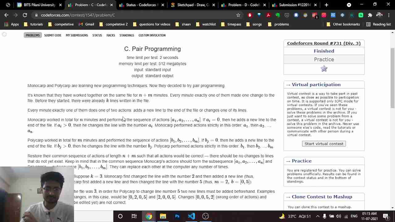 Codeforces Pair Programming Problem: C 解题思路