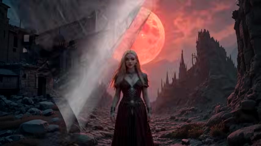 赤色太阳幻想世界艺术解析