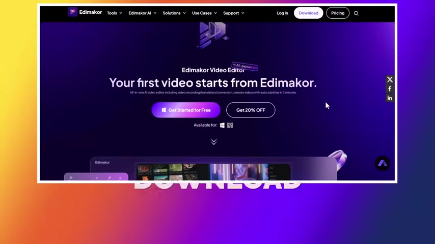 Edimakor视频工具：AI剪辑换脸功能解析