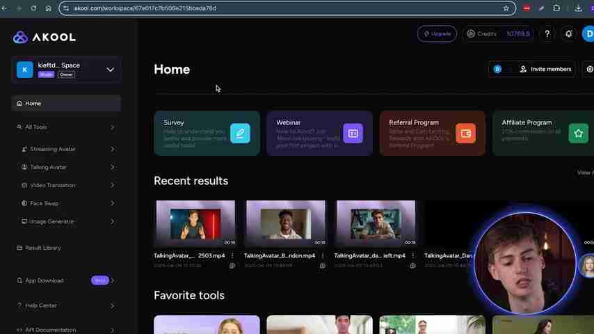 AI头像生成器:AKOOL轻松创建专属AI视频