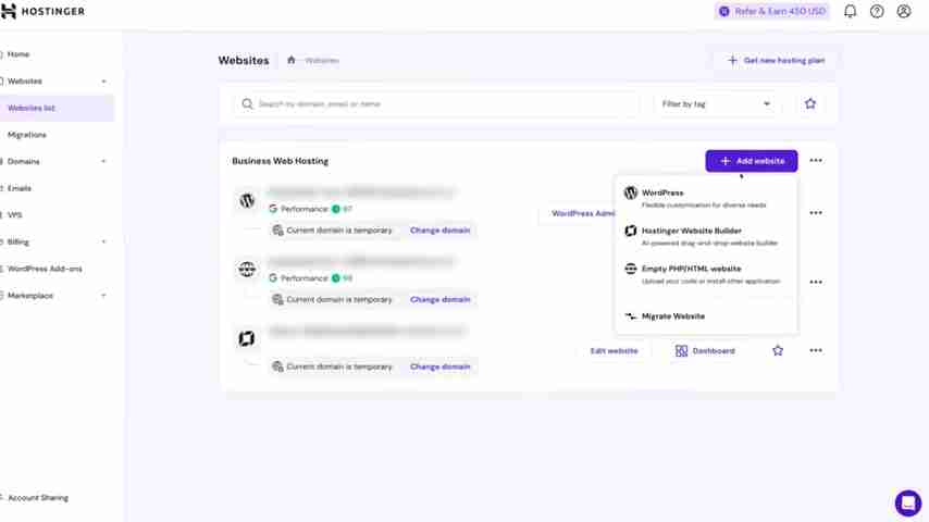 2025年AI网站构建器终极评测：Hostinger, Wix等平台深度对比