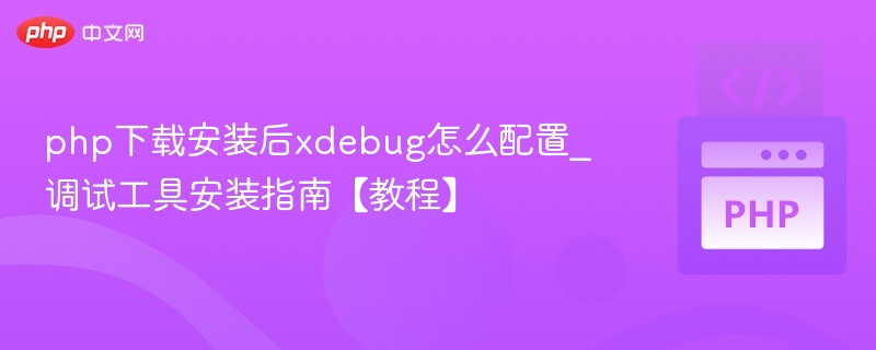 php下载安装后xdebug怎么配置_调试工具安装指南【教程】