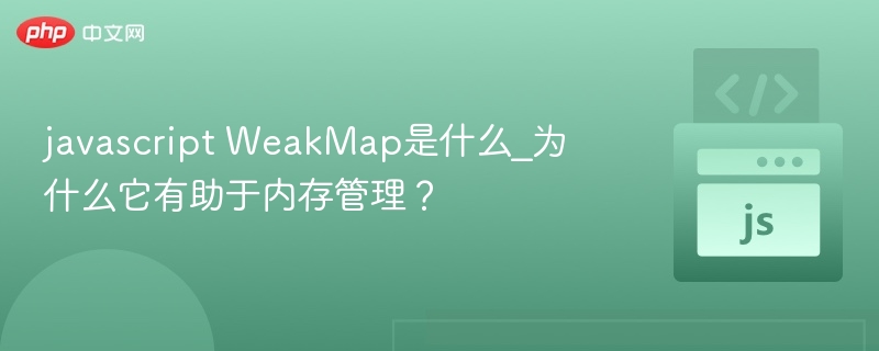 WeakMap是什么？为何利于内存管理？