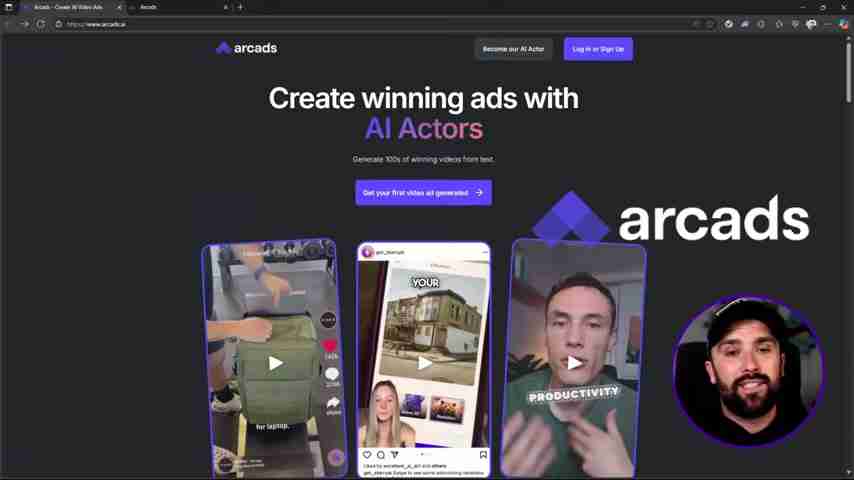 AI演员视频广告平台：Arcads.ai终极测评