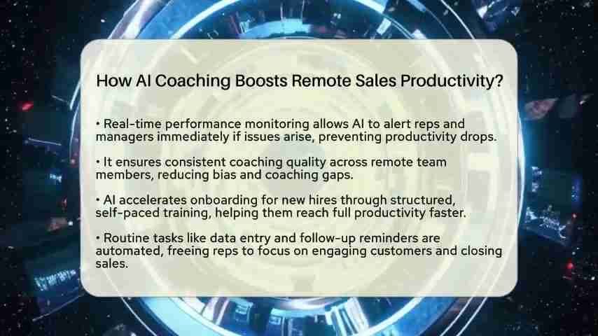 AI教练如何提高远程销售团队的效率?