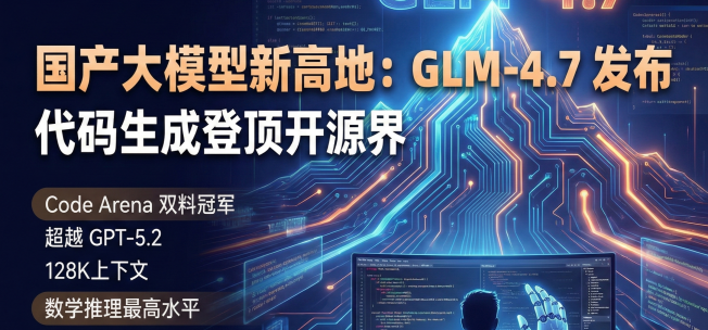 GLM-4.7发布，代码生成引领国产大模型新高度