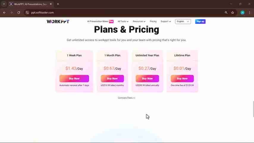 WorkPPT:AI驱动的PPT制作工具,快速提升演示效率