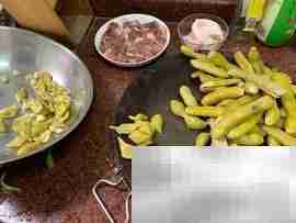 猪肉炒狗儿豆做法详解