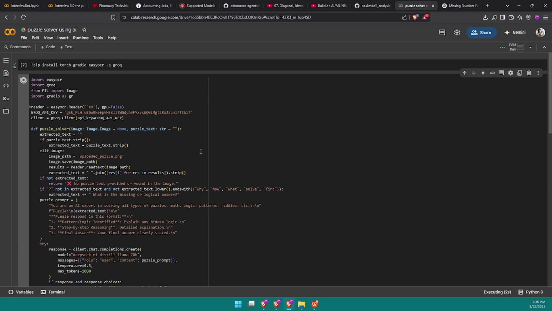 DeepSeekAI解题器思路详解