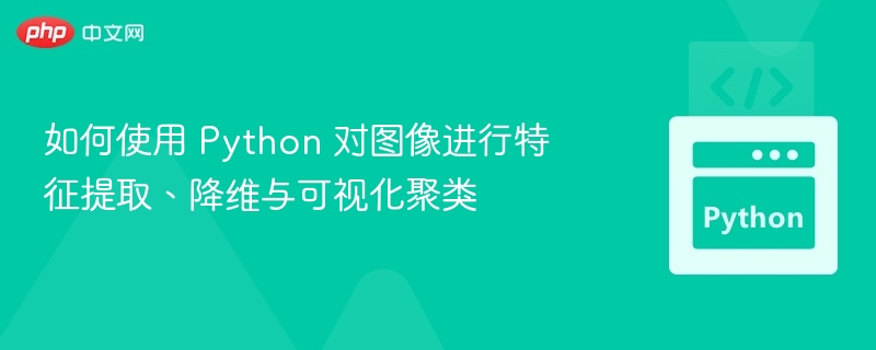 Python图像特征提取与聚类教程