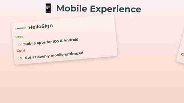 HelloSign vs. SignEasy: 2025电子签名平台终极对比