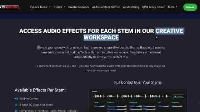 Beats to Rap On AI Stem Splitter：终极音乐创作工具