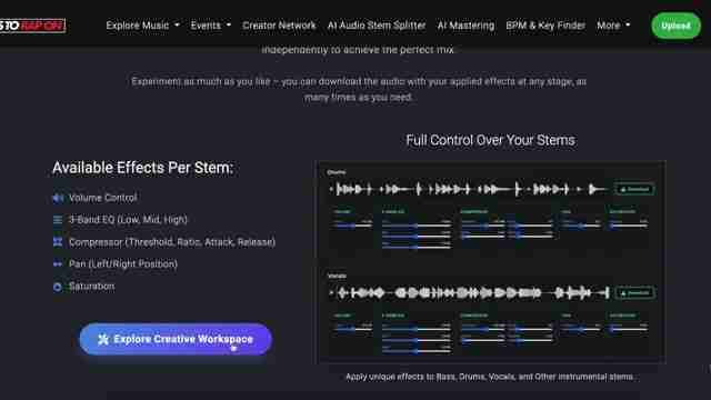 Beats to Rap On AI Stem Splitter：终极音乐创作工具