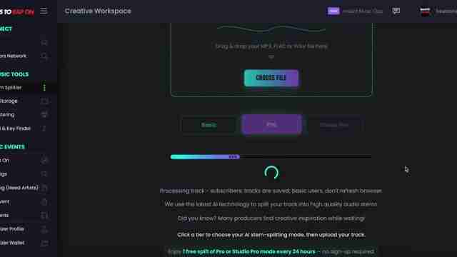 Beats to Rap On AI Stem Splitter：终极音乐创作工具