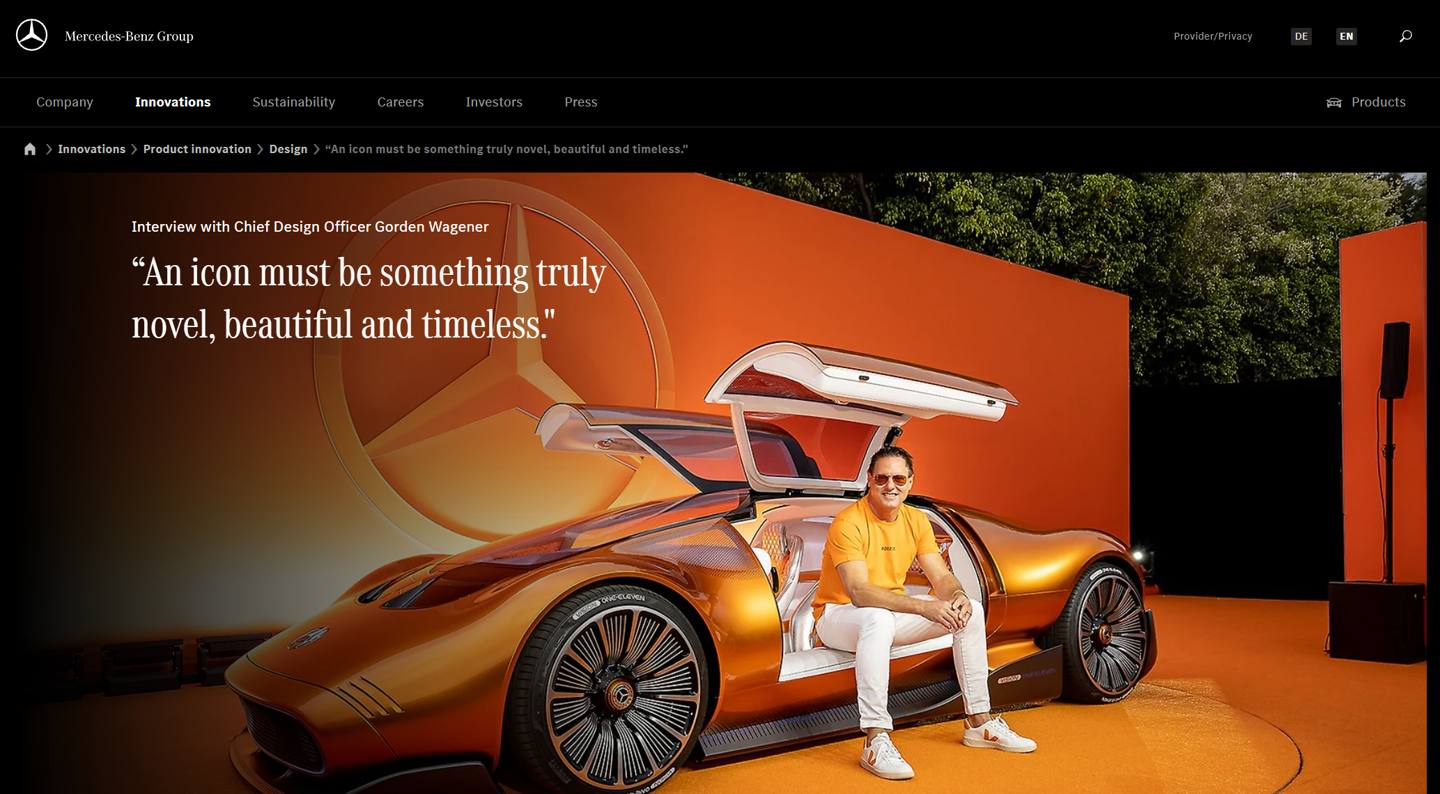 奔驰设计官瓦格纳离职引热议