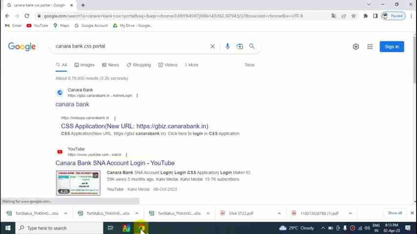 详解印度Canara银行SNA账户报表下载流程