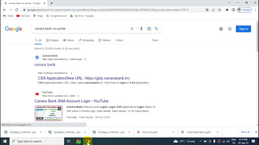 Canara银行SNA报表下载全攻略