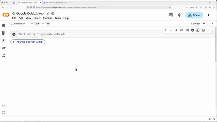 Google Colab Python数据分析:Gemini AI教程
