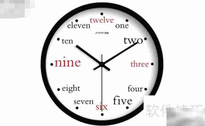 钟表的英语怎么说