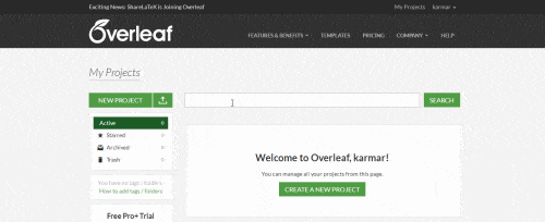 Overleaf使用入门指南