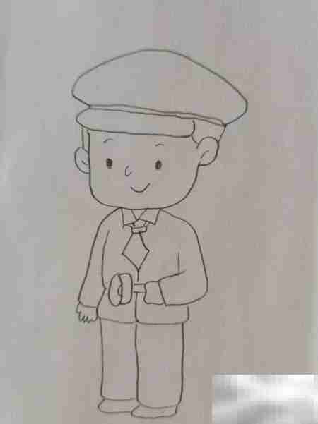 保安简笔画:一图看懂岗位职责