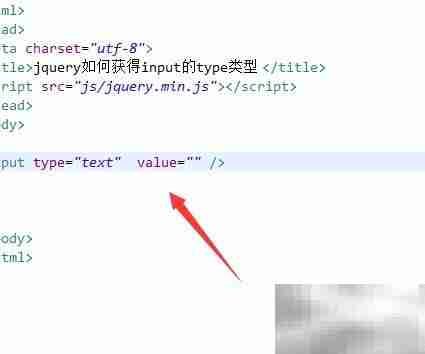 jQuery获取input的type类型方法