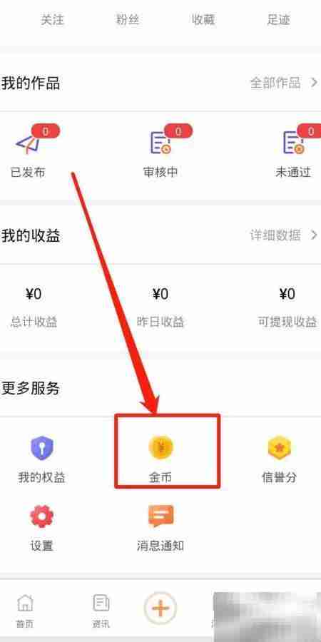 立知讯金币查看方法