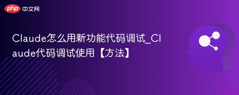 Claude代码调试功能使用详解
