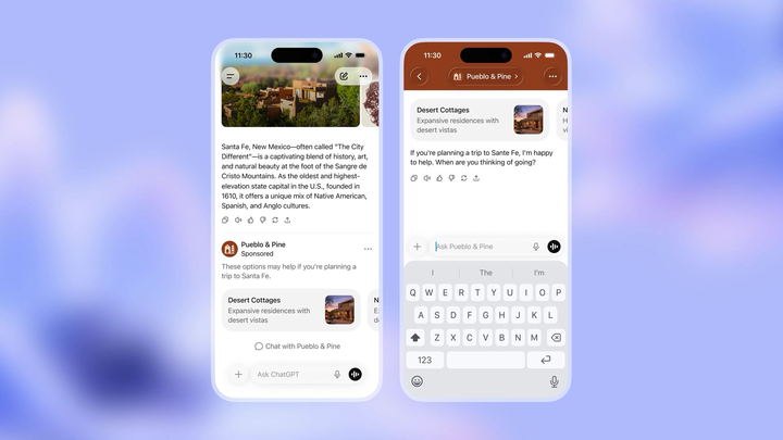 ChatGPT免费版将测试广告功能