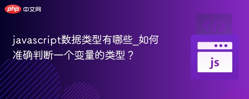 JavaScript常见数据类型及类型判断方法