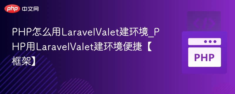 LaravelValet环境搭建教程_php配置指南