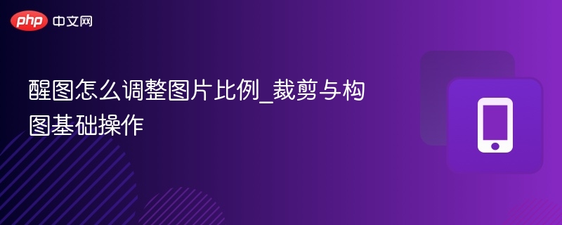 醒图调整比例技巧全攻略