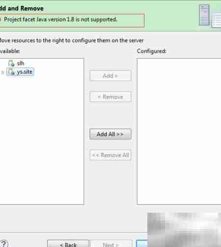 Java 1.8 不受支持