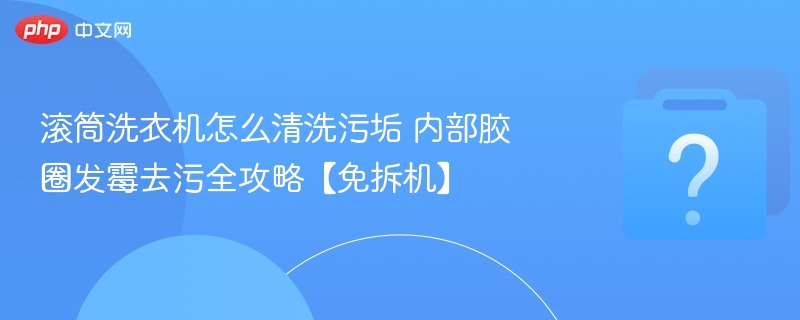 滚筒洗衣机清洁技巧：胶圈发霉怎么处理