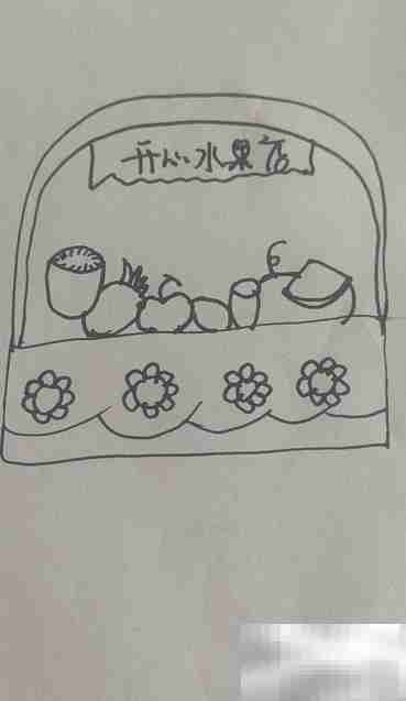 水果店简笔画技巧
