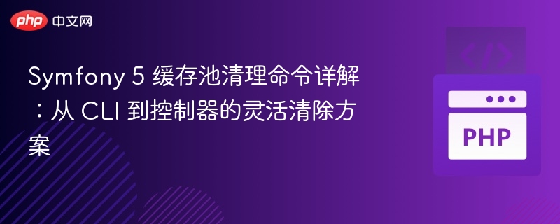 Symfony5缓存清除命令详解