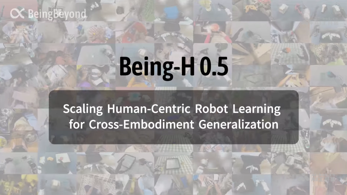 Being-H0.5— 卢宗青团队开源的通用机器人模型