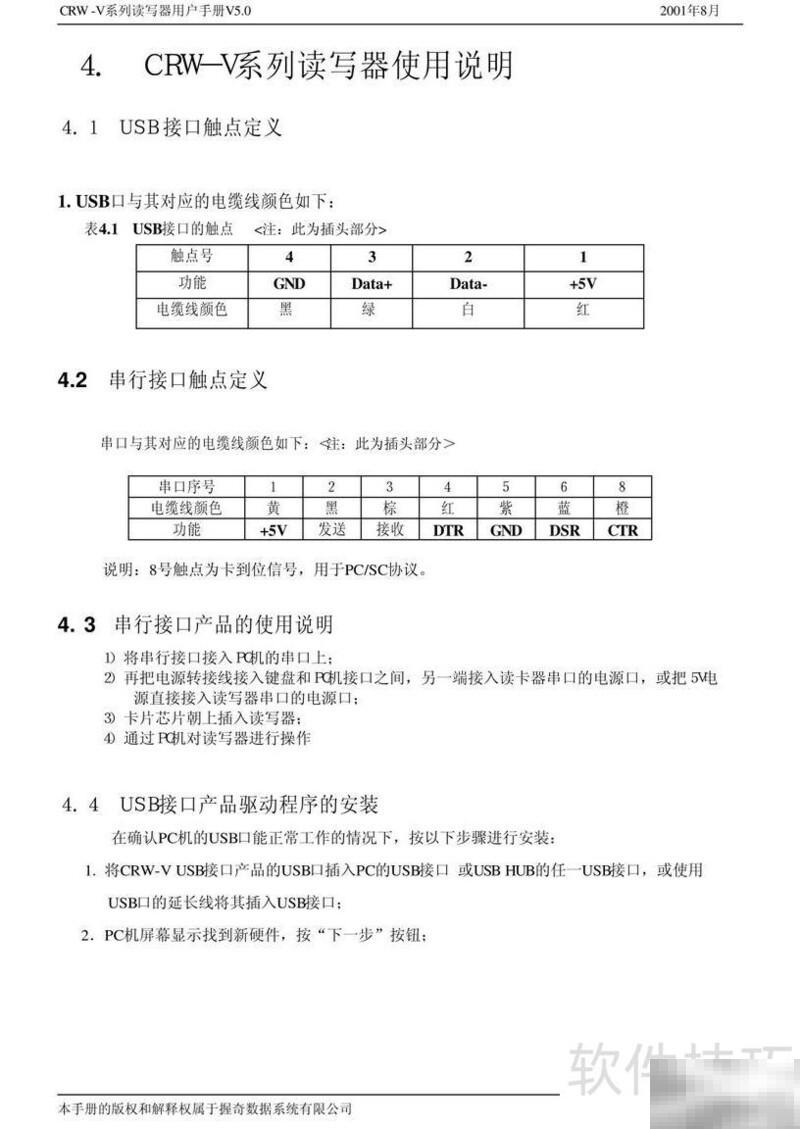 CRW-V读写器使用教程详解
