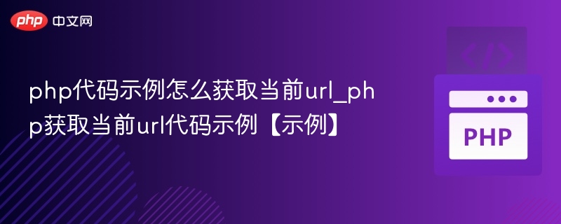 php代码示例怎么获取当前url_php获取当前url代码示例【示例】
