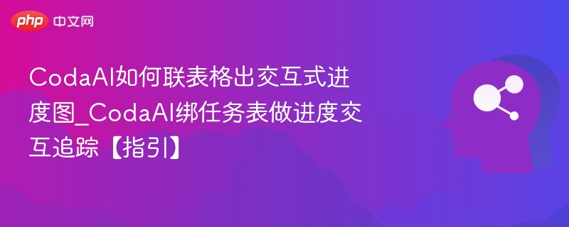 CodaAI表格进度追踪绑定指南