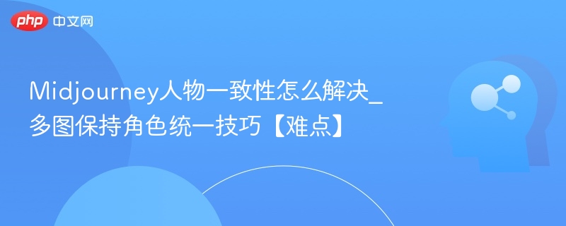 Midjourney人物一致性怎么解决_多图保持角色统一技巧【难点】